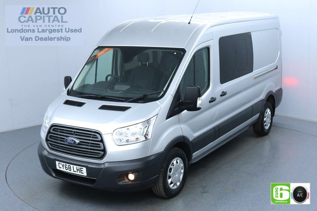 2018 68 FORD TRANSIT 2.0 350 Trend L3 H2 130 BHP 6 Seats Combi Euro 6 Low Emission