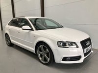 USED 2011 11 AUDI A3 2.0 SPORTBACK TFSI S LINE BLACK EDITION 5d 197 BHP 2.0 TFSI 197bhp-BOSE-Black Ed
