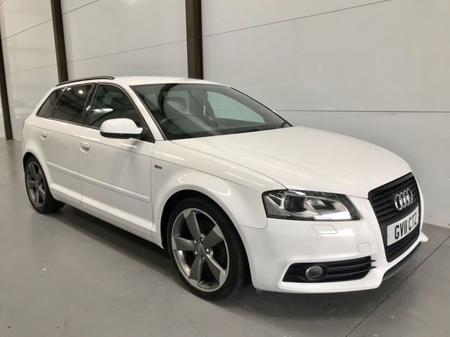 2011 11 Audi A3 2.0 SPORTBACK TFSI S LINE BLACK EDITION 5d 197 BHP