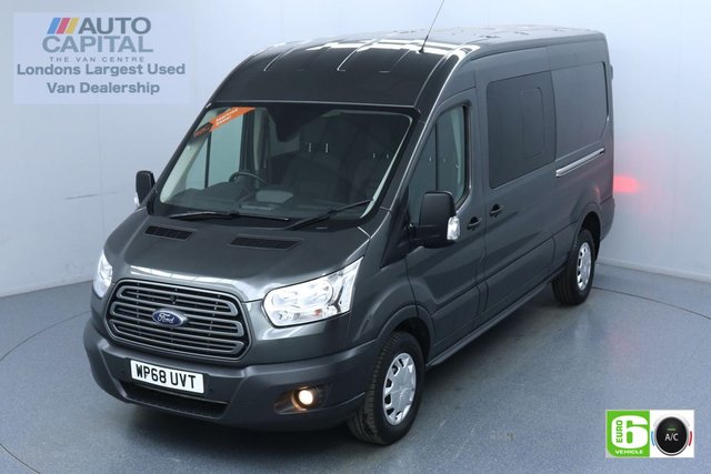 2018 68 FORD TRANSIT 2.0 350 Trend L3 H2 130 BHP 6 Seats Combi Euro 6 Low Emission