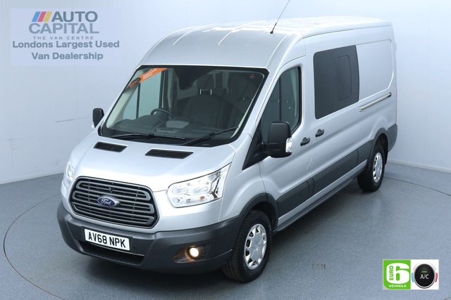 2018 68 FORD TRANSIT 2.0 350 Trend L3 H2 130 BHP 6 Seats Combi Euro 6 Low Emission