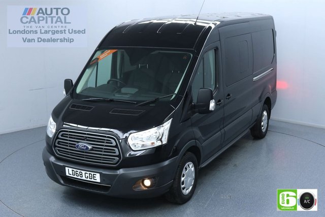 2018 68 FORD TRANSIT 2.0 350 Trend L3 H2 130 BHP 6 Seats Combi Euro 6 Low Emission