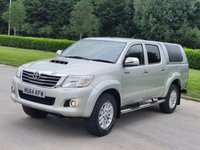 USED 2014 64 TOYOTA HI-LUX 3.0 INVINCIBLE 4X4 D-4D DCB 169 BHP FRONT HEATED SEATS  +  SAT NAV