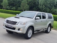 USED 2014 64 TOYOTA HI-LUX 3.0 INVINCIBLE 4X4 D-4D DCB 169 BHP FRONT HEATED SEATS  +  SAT NAV