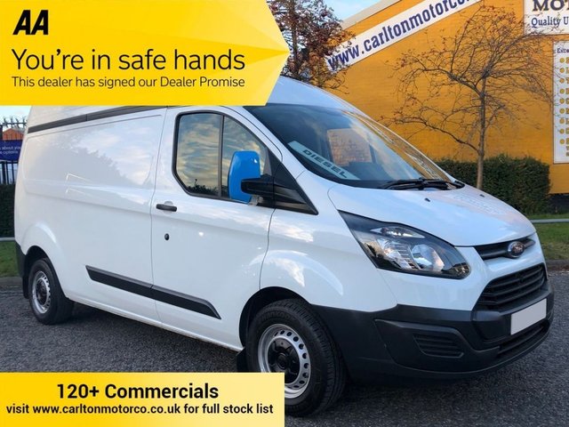 2017 17 Ford Transit Custom 290 TDCi 105 L2 LWB HIGH ROOF PANEL VAN STUNNING