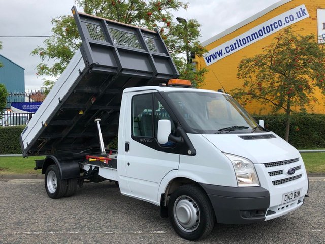 2013 13 Ford Transit T350 TDCi 125 S/CAB TIPPER ALLOY BODY DRW 