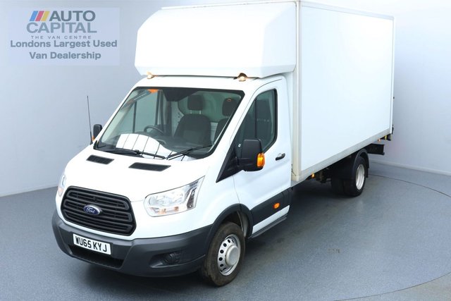 2015 65 FORD TRANSIT 2.2 350 RWD Twin Wheels L4 X-LWB 125 BHP Luton Van