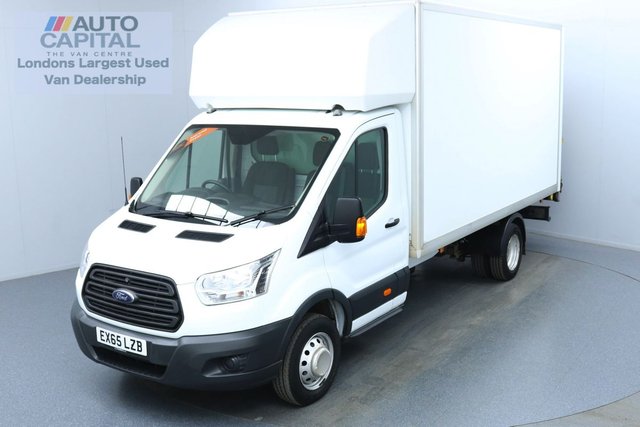 2015 65 FORD TRANSIT 2.2 350 RWD Twin Wheels L4 X-LWB 125 BHP Luton Van