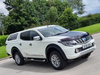 USED 2016 16 MITSUBISHI L200 2.4 DI-D 4X4 BARBARIAN DCB 178 BHP SAT NAV + CANOPY + 2 KEYS ** NO VAT
