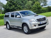 USED 2014 64 TOYOTA HI-LUX 3.0 INVINCIBLE 4X4 D-4D DCB 169 BHP NO VAT ** NO VAT+SAT NAV+ CANOPY