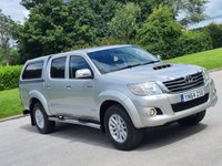 USED 2014 64 TOYOTA HI-LUX 3.0 INVINCIBLE 4X4 D-4D DCB 169 BHP NO VAT ** NO VAT+SAT NAV+ CANOPY