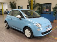 USED 2013 63 FIAT 500 1.2 COLOUR THERAPY 3d 69 BHP &pound;30 ROAD TAX 1 OWNER LOW MILES