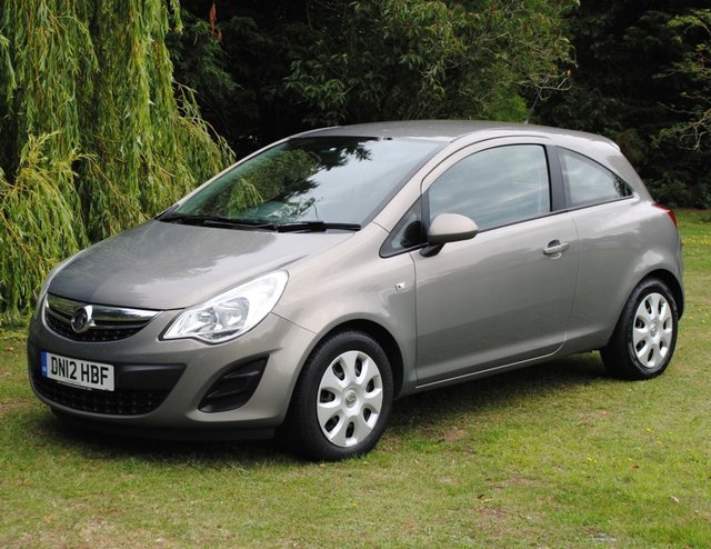 2012 12 Vauxhall Corsa 1.4 EXCLUSIV AC 3d 98 BHP