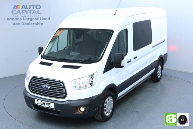 2018 68 FORD TRANSIT 2.0 350 Trend L3 H2 130 BHP 6 Seats Combi Euro 6 Low Emission