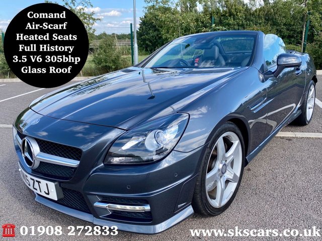 2015 15 Mercedes-Benz Slk 3.5 SLK350 BLUEEFFICIENCY AMG SPORT 2d 306 BHP
