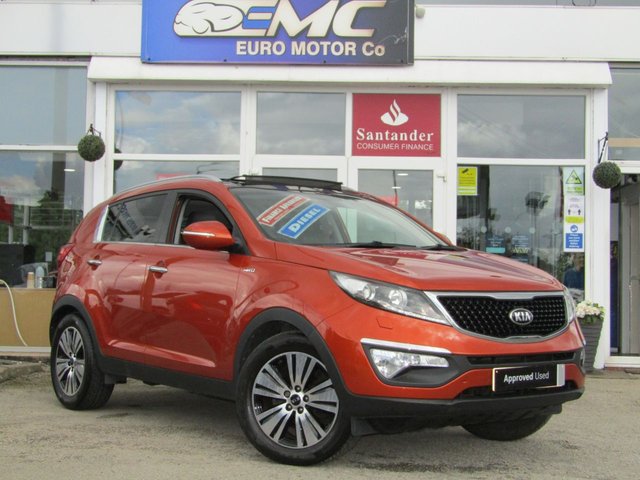 2014 53 Kia Sportage 2.0 CRDI KX-3 SAT NAV 5d 134 BHP