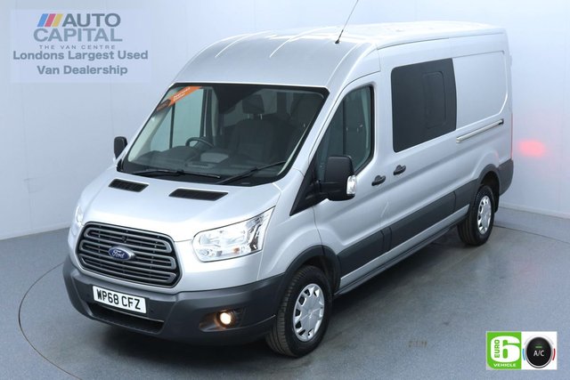 2018 68 FORD TRANSIT 2.0 350 Trend L3 H2 130 BHP 6 Seats Combi Euro 6 Low Emission