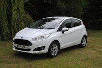 USED 2014 14 FORD FIESTA 1.0 ZETEC 5d 99 BHP www.suffolkcarcentre.co.uk - Located at Ilketshall