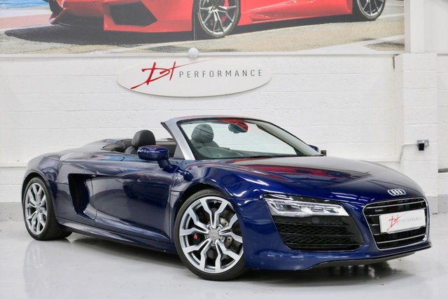 2013 63 Audi R8 5.2 SPYDER V10 QUATTRO S TRONIC 2d 518 BHP