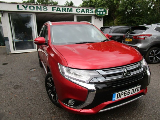 2016 65 Mitsubishi Outlander 2.0 PHEV GX 4H PLUG-IN HYBRID 5d 161 BHP AUTOMATIC FOUR WHEEL DRIVE