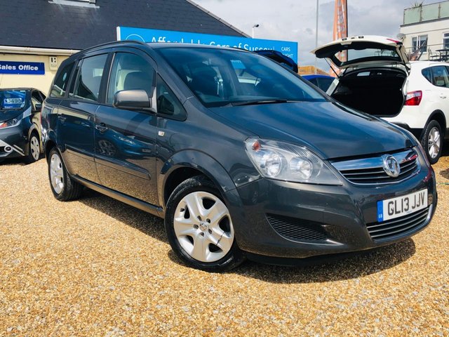2013 13 Vauxhall Zafira 1.6 EXCLUSIV 5d 113 BHP