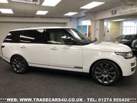 USED 2014 64 LAND ROVER RANGE ROVER VERY RARE WHITE RANGE ROVER 4.4 SDV8 AUTOBIOGRAPHY LWB LIMO FREE UK DELIVERY*VIDEO AVAILABLE* FINANCE ARRANGED* PART EX*HPI CLEAR