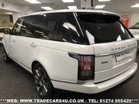 USED 2014 64 LAND ROVER RANGE ROVER VERY RARE WHITE RANGE ROVER 4.4 SDV8 AUTOBIOGRAPHY LWB LIMO FREE UK DELIVERY*VIDEO AVAILABLE* FINANCE ARRANGED* PART EX*HPI CLEAR