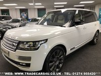 USED 2014 64 LAND ROVER RANGE ROVER VERY RARE WHITE RANGE ROVER 4.4 SDV8 AUTOBIOGRAPHY LWB LIMO FREE UK DELIVERY*VIDEO AVAILABLE* FINANCE ARRANGED* PART EX*HPI CLEAR