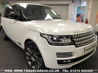 USED 2014 64 LAND ROVER RANGE ROVER VERY RARE WHITE RANGE ROVER 4.4 SDV8 AUTOBIOGRAPHY LWB LIMO FREE UK DELIVERY*VIDEO AVAILABLE* FINANCE ARRANGED* PART EX*HPI CLEAR