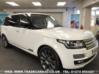 USED 2014 64 LAND ROVER RANGE ROVER VERY RARE WHITE RANGE ROVER 4.4 SDV8 AUTOBIOGRAPHY LWB LIMO FREE UK DELIVERY*VIDEO AVAILABLE* FINANCE ARRANGED* PART EX*HPI CLEAR