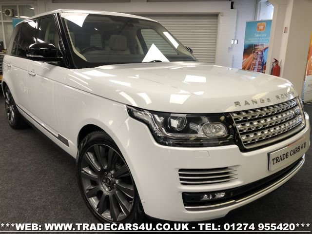 2014 64 Land Rover Range Rover VERY RARE WHITE RANGE ROVER 4.4 SDV8 AUTOBIOGRAPHY LWB LIMO