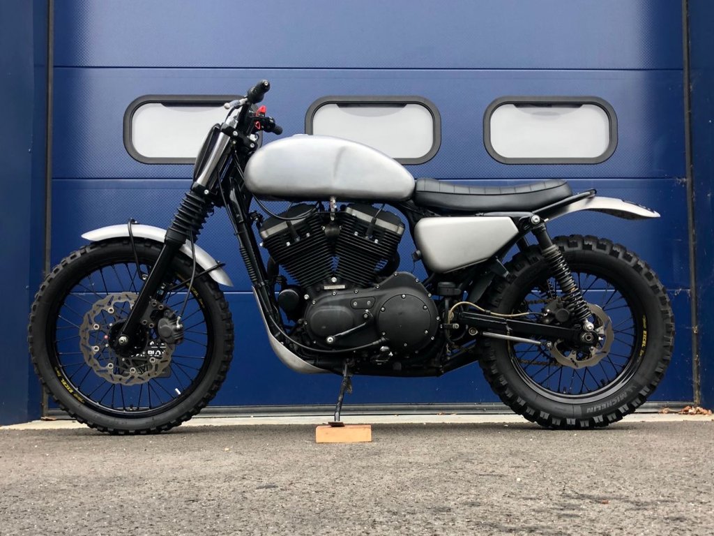 USED 2009 HARLEY-DAVIDSON XL 883 Custom Scrambler // 1250cc // IRON // px swap 