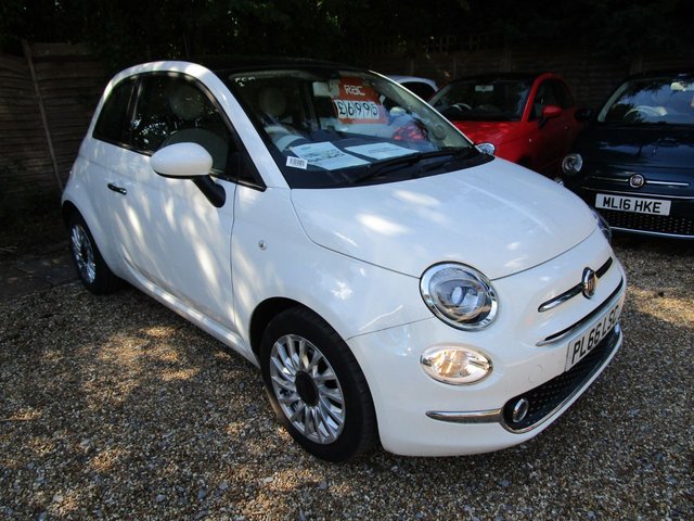 2016 66 Fiat 500 1.2 LOUNGE 3d 69 BHP NEW SHAPE