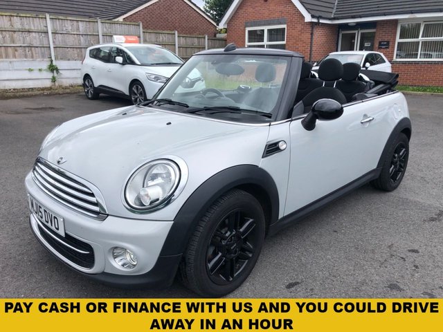 2015 15 MINI CONVERTIBLE 1.6 COOPER D 2d 112 BHP 2 OWNERS FROM NEW IN EXCELLENT CONDITION WITH A FULL BMW SERVICE HISTORY