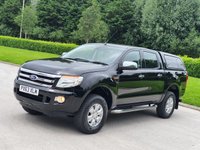 USED 2013 63 FORD RANGER 2.2 XLT 4X4 DCB TDCI 4d 148 BHP ** NO VAT ** NO VAT  + CANOPY
