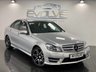 USED 2013 63 MERCEDES-BENZ C CLASS 2.1 C220 CDI BLUEEFFICIENCY AMG SPORT PLUS 4d 168 BHP GREAT EXAMPLE, F/S/H, SAT NAV!
