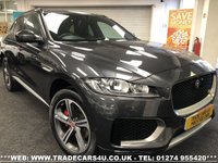 USED 2017 67 JAGUAR F-PACE 3.0 V6 S AWD 5d 296 BHP FREE UK DELIVERY*VIDEO AVAILABLE* FINANCE ARRANGED* PART EX*HPI CLEAR