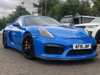 USED 2016 16 PORSCHE CAYMAN 3.8 GT4 2d 380 BHP 