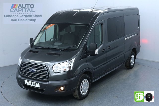 2018 68 FORD TRANSIT 2.0 350 Trend L3 H2 130 BHP 6 Seats Combi Euro 6 Low Emission