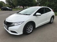 USED 2013 62 HONDA CIVIC 1.8 I-VTEC SE 5d 140 BHP Only &pound;150 Yearly Road Tax And 50 MPG (Approx)