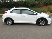 USED 2013 62 HONDA CIVIC 1.8 I-VTEC SE 5d 140 BHP Only &pound;150 Yearly Road Tax And 50 MPG (Approx)