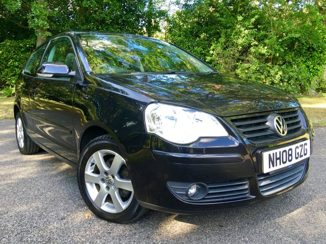2008 08 Volkswagen Polo 1.2 MATCH 3d 70 BHP 2 OWNERS/AIRCON/X4 AIRBAGS/ALLOYS//BIG SERVICE AND MOT JUST DONE