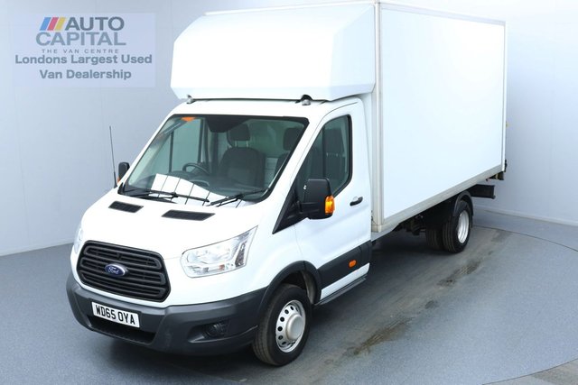 2015 65 FORD TRANSIT 2.2 350 RWD Twin Wheels L4 X-LWB 125 BHP Luton Van