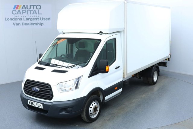 2015 65 FORD TRANSIT 2.2 350 RWD Twin Wheels L4 X-LWB 125 BHP Luton Van