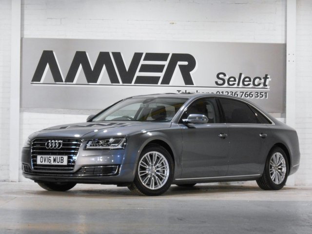 2016 16 Audi A8 3.0 L TDI QUATTRO SE EXECUTIVE 4d 258 BHP