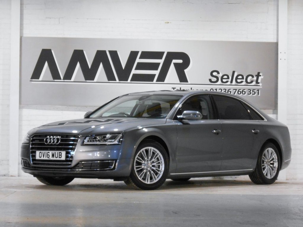 USED 2016 16 AUDI A8 3.0 L TDI QUATTRO SE EXECUTIVE 4d 258 BHP LWB - FINANCE AVAILABLE