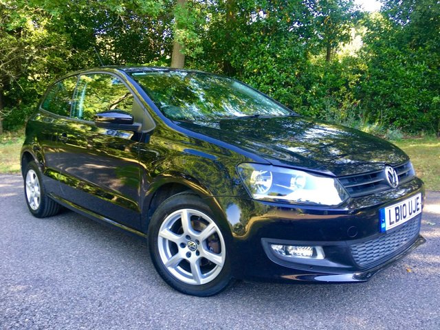 2010 10 Volkswagen Polo 1.2 MODA A/C 3d 60 BHP X6 SERVICE STAMPS/AIRCON/X4 AIRBAGS/ALLOY WHEELS/AUX-IN