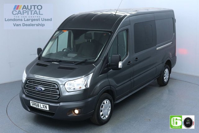 2018 68 FORD TRANSIT 2.0 350 Trend L3 H2 130 BHP 6 Seats Combi Euro 6 Low Emission