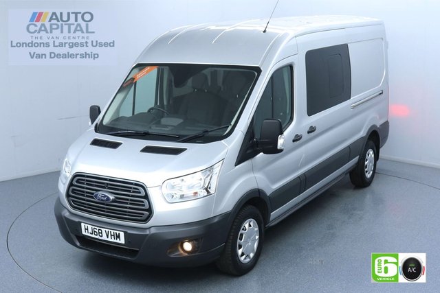 2018 68 FORD TRANSIT 2.0 350 Trend L3 H2 130 BHP 6 Seats Combi Euro 6 Low Emission