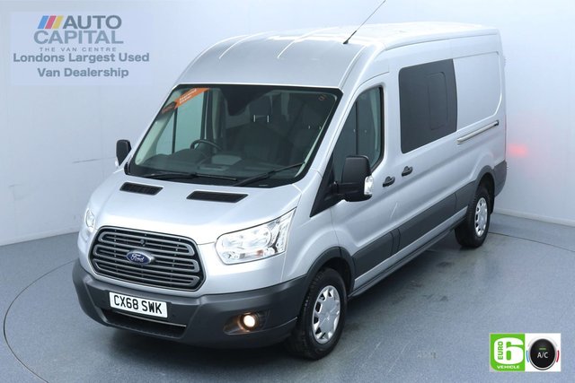 2018 68 FORD TRANSIT 2.0 350 Trend L3 H2 130 BHP 6 Seats Combi Euro 6 Low Emission